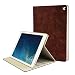 Produktbild MaxiRel iPad Air Hülle iPad Air 2 Case Schutzhülle Aufwachen/Schlaf Funktion Wickelfalz iPad Air Air 2 Ledertasche mit Multi Ständer Schutzcase Für Apple iPad Air Air 2 Braun
