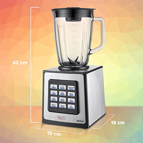 Imagen 8 de Sogo Batidora Vaso Cristal - 1250W