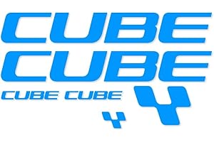 STAR SAM Pegatinas cuadro bici Cube 6 logos