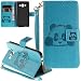 Produktbild Neu ISENPENK Samsung Galaxy J5(2016)/J510/J5(2016) Duos Hülle Leder [Blau] Wallet Magnet,Tiere Muster 3D Panda Samsung Galaxy J5(2016)/J510/J5(2016) Duos Flip Case Tasche Handyhülle Lederhülle 3-in-1 Bookstyle Geldbörse Tasche,Ständer Standfunktion Schutzhülle Tasche Credit Card Slots