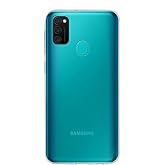 KZY İLETİŞİM Samsung Galaxy M21 Uyumlu ile uyumlu Kapak 1mm Şeffaf Silikon Kılıf