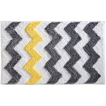 Pauwer Badematte Mikrofaser Weich Saugfähig Badvorleger rutschfest