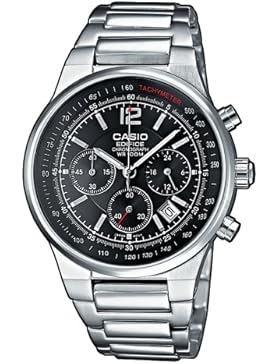 Casio Edifice – Herren-Armbanduhr mit Analog-Display und Edelstahlarmband – EF-500D-1AVEF