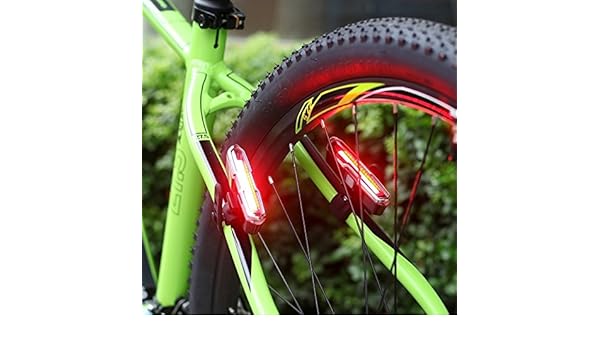 5 white led bike