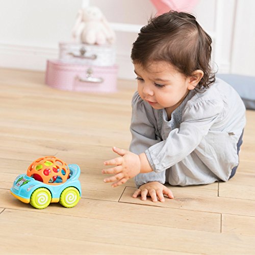 SOLINI Rückzugauto mit Popp Baby, mehrfarbig - 3