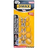 Metal Hortum Kelep&ccedil;esi Set, 10 Par&ccedil;a, 5 Farklı Boyut (8-18mm, 11-20mm, 13-23mm, 18-25mm, 14-27mm)