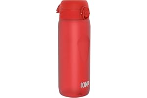 ION8 Gourde, 750 ml, Anti-Fuite, Sports, Facile à Ouvrir, Verrouillage Sécurisé, Lavable en Lave-vaisselle, Poignée de Transport, Couvercle Rabattable, Sans BPA, Poignée Profilée