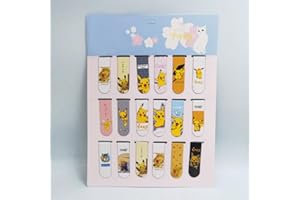 YOIMCKAY Cartoon Segnalibri Magnetici di Pagina, Animes 18 Pezzi di Segnalibri Magnetici,Segnalibri Magnetici a Colori,Bambini,Magnet Bookmark Set,Segnalibro Particolare,Segnapagina Magnetici
