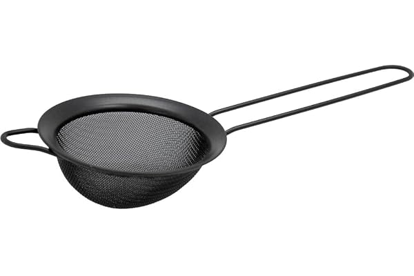 Vin Bouquet FIK 1433 svart cocktailsil i rostfritt stål strainer bartender professionell