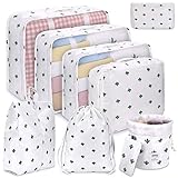 GROSSE KAPAZITÄT UND QUALITÄTSSICHERUNG: Packwürfel hat verschiedenen Größen, Packbeutel kann Kleidung, schmutzige Wäsche, BH, Unterwäsche, Schuhe, Socken, Kosmetika, Handtücher, Hygieneartikel und Elektronikzubehör gut lagern und klassifizieren.Wenn Sie mit der Ware nicht zufrieden sind haben Sie die möglichkeit auf einen Umtausch oder Sie erhalten Ihr Geld wieder zurück.Innerhalb eines Jahres. Wir sind es stets bemüht einen besseren Qualitätsprodukte anzubiten und zugleich einen besseren Diens