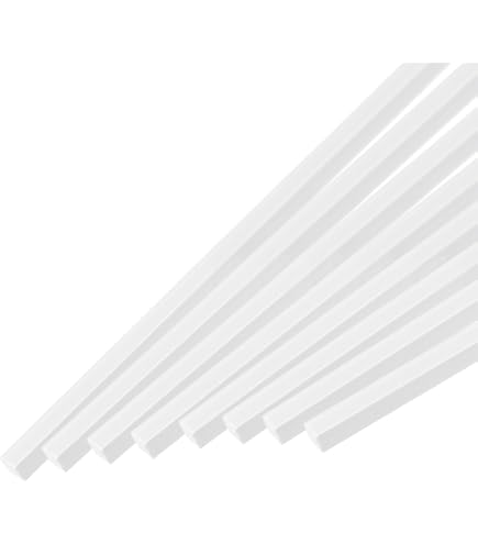 QUARKZMAN 15 Acryl Stäbe 5x300mm - Transparente Kunststoffstäbe Für Modellbau