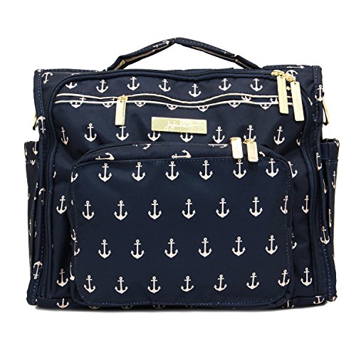 Ju-Ju-Be Legacy Nautical Collection B.F.F Convertible Nappy Changing Bag - Rucksack & Messenger/ Tote, The Admiral