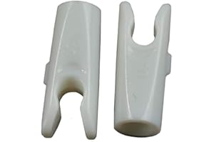 ACCMOS 60pcs Plastic Arrow Pin Nock Size L and Size S for ID 4.2mm ID 6.2mm ID 3.2mm Shaft Arrow Tails Replacement Nocks, Archery DIY Arrows Accessory