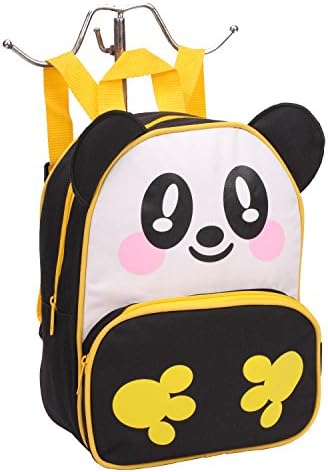 Children Lunch Pack Insulated fresh food cute pattern suitable for 1-6-year-old baby and family picnic outdoor activities (black)