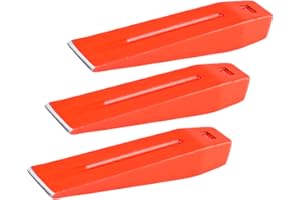 FISHBULL Spaltkeil-Set 3 Stück 3 kg 270 mm aus Stahl - Fällkeil zum Spalten von Brennholz