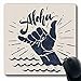 Produktbild Luancrop Mousepads für Computer Lifestyle Surf Aloha Schriftzug Surfen Shaka Handgravur Abstrakte Vintage Surfer Wave Board rutschfeste Oblong Gaming Mouse Pad