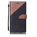 Produktbild iPhone 6 Plus / 6S Plus Hülle, Chreey [Kontrast Farben] Premium Ledertasche im Bookstyle Wallet Flip Case [Braun] + Kartenslot Standfunktion