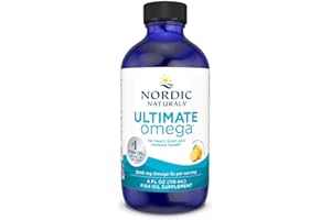 Ultimate Omega Liquid, Lemon Flavor, 4 fl oz (237 ml) - Nordic Naturals