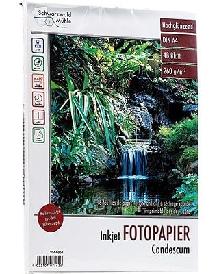 Schwarzwald Mülhe Papier photo double face brillant A4 - 260 G