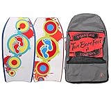Exclusivo paquete de oferta: 2 x 37 en tbf splats bodyboard + 2 x Correa de velcro + 1 x Doble Junta Carry Bag