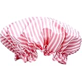 SMUG Cuffia da doccia | Cuffia da doccia impermeabile con fodera elastica | Tre stampe disponibili | Docce & Make up | Cuffia