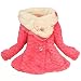LOSORN ZPY Baby Girl's Kids Toddler Outwear Clothes Winter Jacket Coat Snowsuit Clothing (3-4 Years, Red)