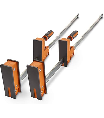 Dapetz® 2 x quick release sash clamps extra long 600mm wooden bench T-bar cramp frame