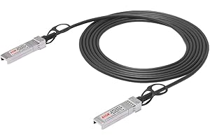 6COMGIGA 10G SFP+ DAC Twinax Cable, 2 M (6.6ft) Passive Twinax Cable, Direct Attach Copper, 10GBASE-CU Cable for Cisco, Ubiquiti, D-Link, Supermicro, ZTE, 2 Meter