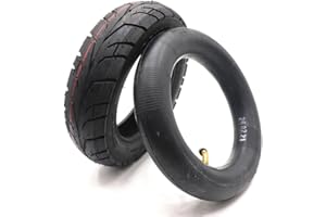 ANSENI Cubierta y Cámara de aire 10x2.50, Neumático 10 pulgadas para Patinete Electrico, Rueda Tubeless 10x2.50 Compatible con Patinete Electrico Kugoo M4 Pro Quick 3 Zero 10X Inokim OX