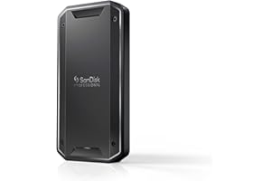 ‎SANDISK PROFESSIONAL SanDisk PROFESSIONAL PRO-G40 SSD 4 TB (mobile SSD, exFAT formatiert, robuste NVMe SSD mit Thunderbolt 3, USB-C, bis zu 3.000 MB/s Lesen, IP68 Gehäuse, staub- und wasserbeständig)