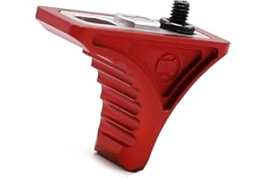 TRIROCK Red Forward Universal Hand Stop for Both KeyMod & M-Lok MLOK Tactical Handguard