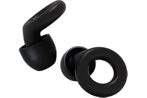 Loop Experience Bouchons d'oreille pour les concerts - Protection auditive haute fidélité pour la réduction du bruit, la moto, le travail et la sensibilité au bruit - 8 embouts - SNR 18dB - Noir