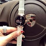 GRCSGL Damen-Atmosphären-Wasserdichte Art- und Weiseart und weise 2018 Stern-Temperament-Dame Echte, weißer Lederstern