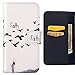 Price comparison product image LEMORRY Samsung Galaxy J5 (2016) Case Leather Flip Wallet Pouch Slim Fit Bumper Protection Magnetic Strap Stand Card Slot Soft TPU Cover for Galaxy J5 (2016) J510FN, Faith