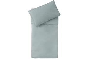 Jollein Juego de ropa de cama infantil – Twinkling Green – 100 x 140 cm – 100% algodón – Certificado OEKO-TEX – Ropa de cama de bebé con funda de almohada