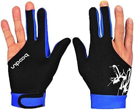 Xiondom Men's Professional Billiards Gloves Carom Snooker Pool Cue Shooters Hunting Gloves