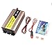 Produktbild ConanGenka Reiner Sinus-Wellen-Auto-Inverter 500W DC12V zum intelligenten IC USB-Transformer AC220V - Goldfarbe