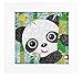 Produktbild ParNarZar Fun 3D DIY Diamond Painting Kinder - Brilliant 5D Stickerei Kits Mit Diamanten In Verschiedenen GrößEn FüR Kinder Bis 6 Jahre - Baby Panda 15X15Cm