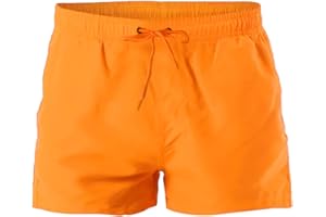 Toocool Bermudas para hombre de color neón y pantalones cortos de playa Boxer Swimsuit N3033 [naranja fluorescente, S]