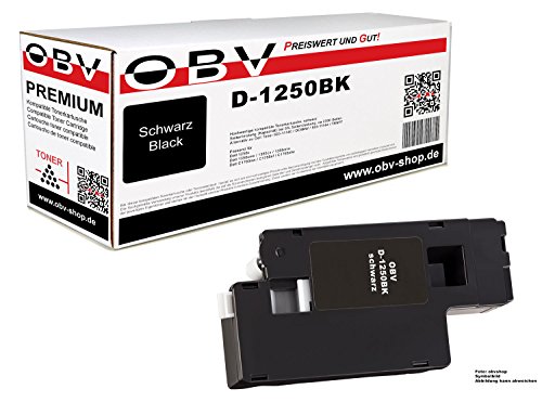 OBV kompatibler Toner schwarz für Dell 1250 / 1250C / 1350 / 1350CNW / 1355 / 1355CN / 1355CNW / Große Kapazität 2000 Seiten