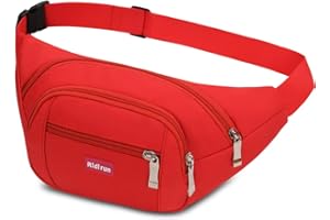 RIDIRUN Sac Banane Homme Femme Ville De Sécurité pour Voyage Ou Outdoor Sport Waist Pack Fanny Pack pour Vie Quotidienne Ou Randonnée