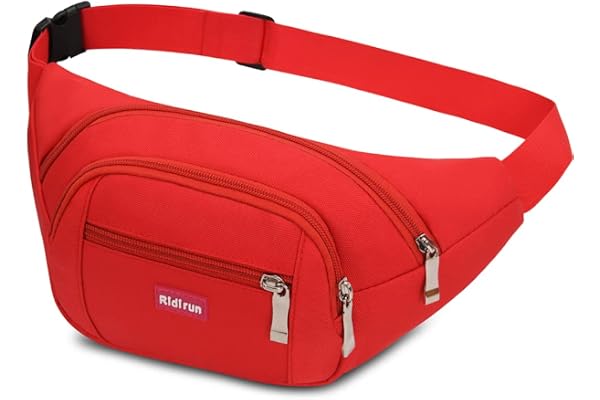 Sac Banane Homme Femme Ville De Sécurité pour Voyage Ou Outdoor Sport Waist Pack Fanny Pack pour Vie Quotidienne Ou Randonnée