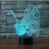 7 colores y 2 modos: este atenuador 3D puede cambiar entre 7 colores; Modo 2: Continuar / Flash automático, puede elegir diferentes modos según su estado de ánimo o el entorno y el color que lo rodean.