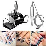 KKmoon 35000RMP Électrique Vernis à Ongles Enlèvement Outils Drill Machine Nail-art Équipement Produit de Manucure Professionnel Nails Polisseur Kits Ongles Salon Outils