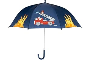 Playshoes Ombrello Per Bambini, Ombrellone a bastone con meccanismo a misura di bambino Unisex - Bambini e ragazzi