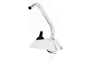 PISSENTE Water Pump Tap Switch, 12V Electric Water Pump Tap Switch High Efficiency Water Pump Tap Switch 10mm Or 0.4in Id Hose with 12V Toggle Switch for Caravan Motorhome Replacement