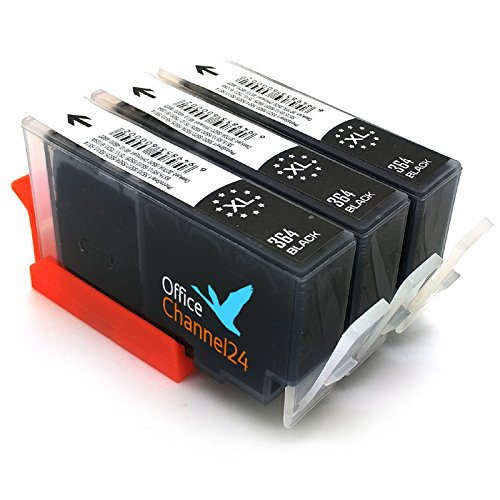 3x Druckerpatronen kompatibel zu HP364XL Schwarz NEUCHIPS für HP Photosmart 5520, HP Photosmart 5524, HP Photosmart 5522,HP Photosmart 5510 5515, HP Photosmart 6510 6520 B109a, HP Deskjet 3070A 3520