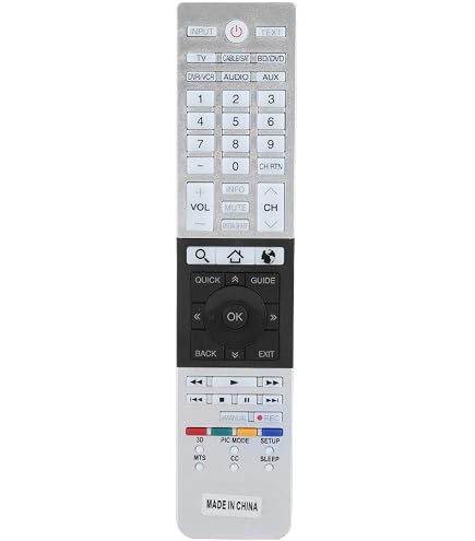 Ersatz-Fernbedienung Für Toshiba TV CT-90430 / CT-90429 – Inkl. Batterien, Keine Programmierung Nötig