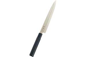 KAI Seki Magoroku Kinju e Hekiju Yanagiba 24,0 cm lunghezza lama - 8A solid & SUS420J2 - 58 & 56 (±1) HRC - fatto a mano - legno Pakka & plastica PP - coltello per Sushi e Sashimi - Made in Japan