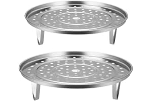 WASSERQUELLE Pressure Cooker Sling Silicone Bakeware Sling Silicone Sling Lifter for Pressure Cooker Bakeware Silicone Bakeware Sling Silicone Egg Rack with Handles (stainless steel)